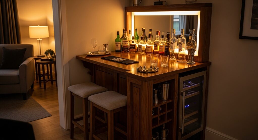 Corner Home Bars