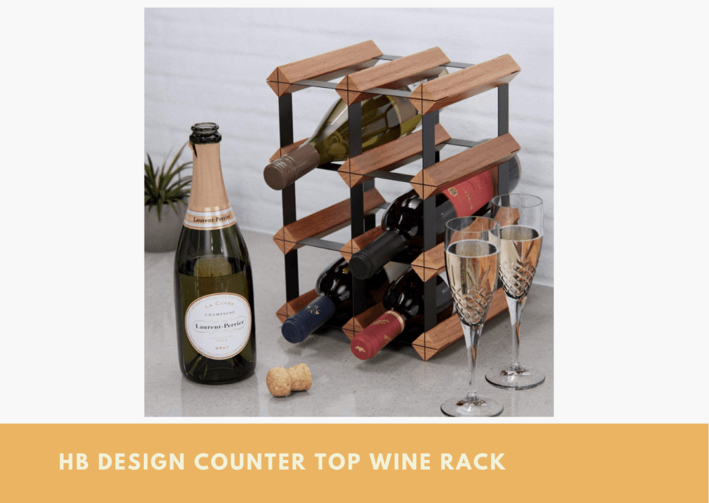 HB Design Counter Top Wine Rack