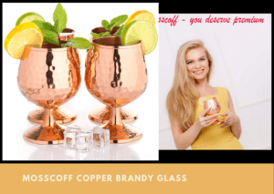 Mosscoff Copper Brandy Glass