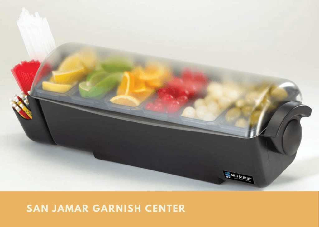 San Jamar Garnish Center