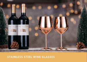 Stainless Steel Wine Glasses