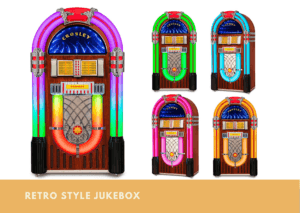 Retro Style Jukebox