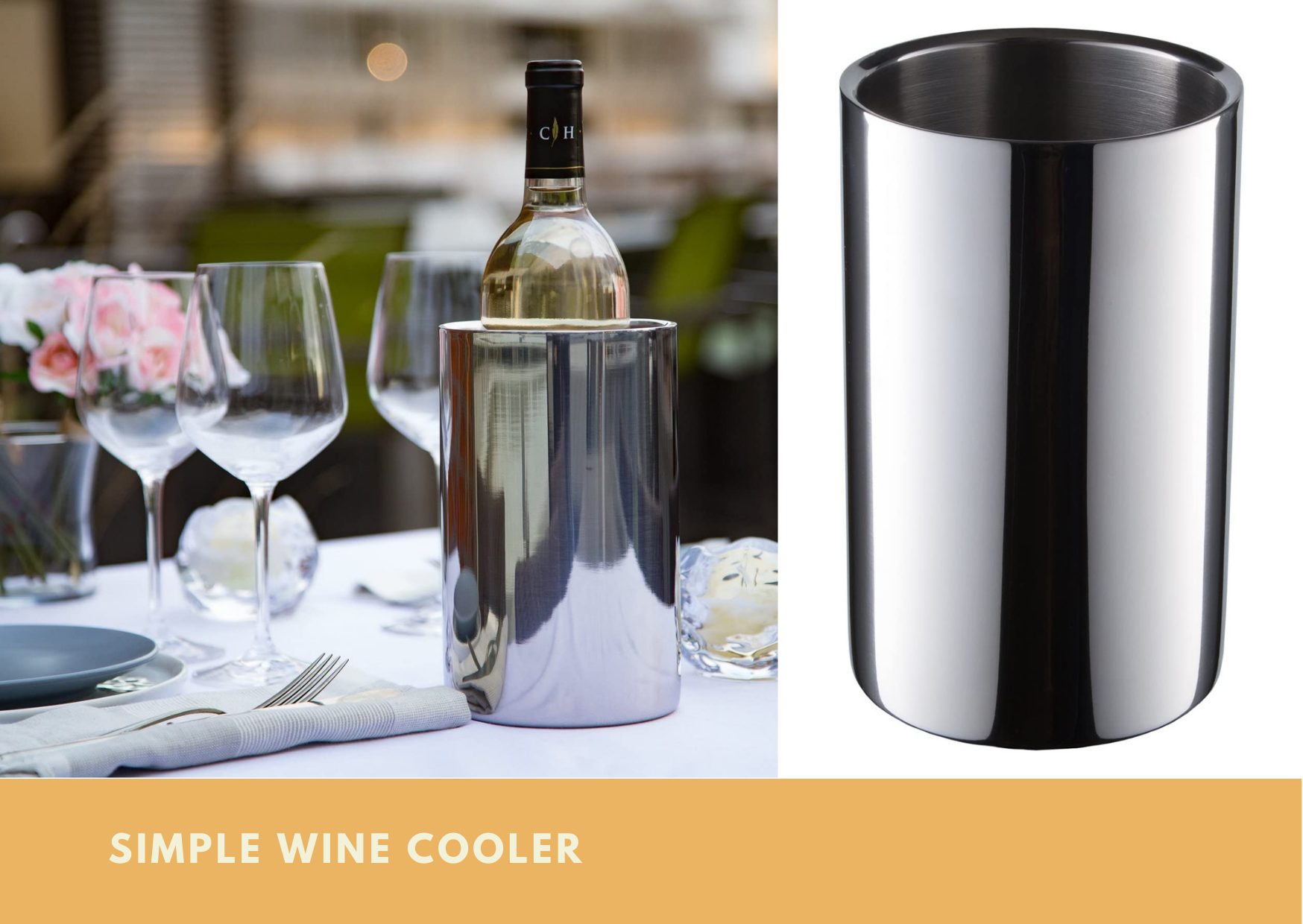 Single Bottle Wine Coolers Home Bar Kit