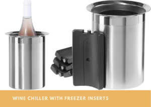 Wine Chiller With Freezer Inserts