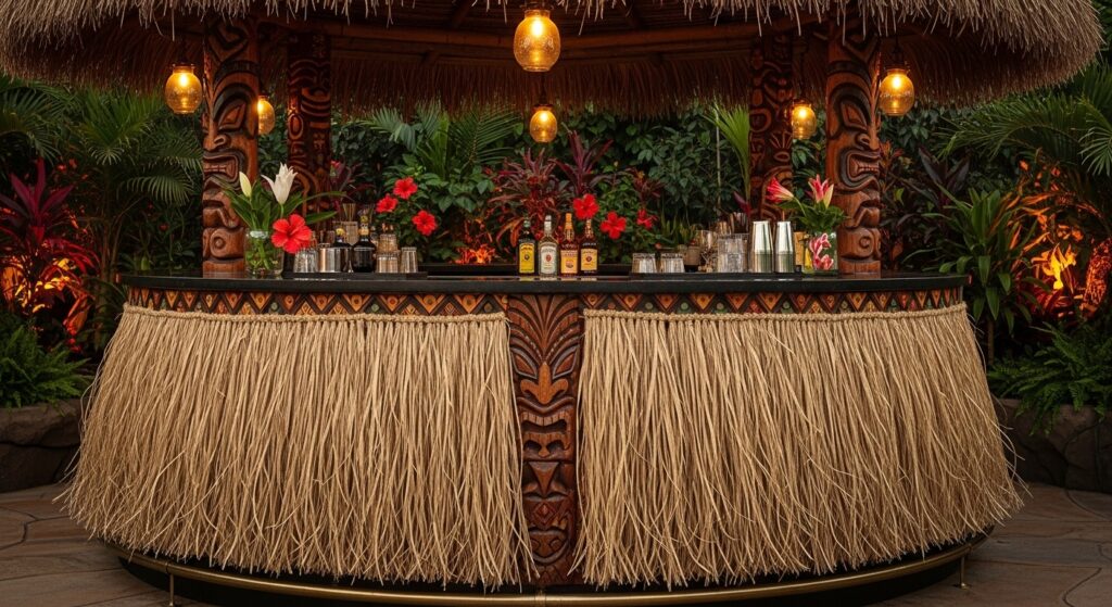 A Grass Skirt For A Tiki Bar