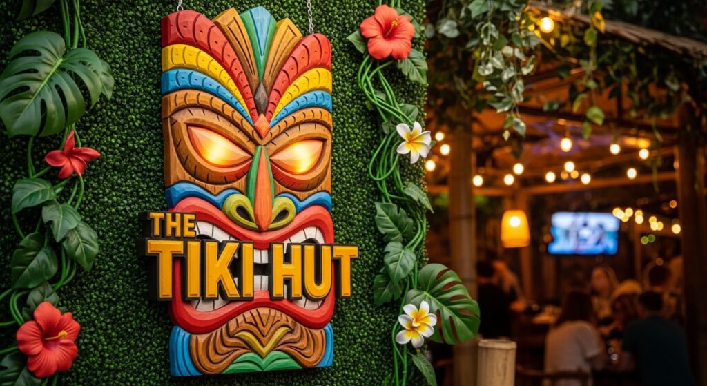 Tiki Sign For Tiki Bar