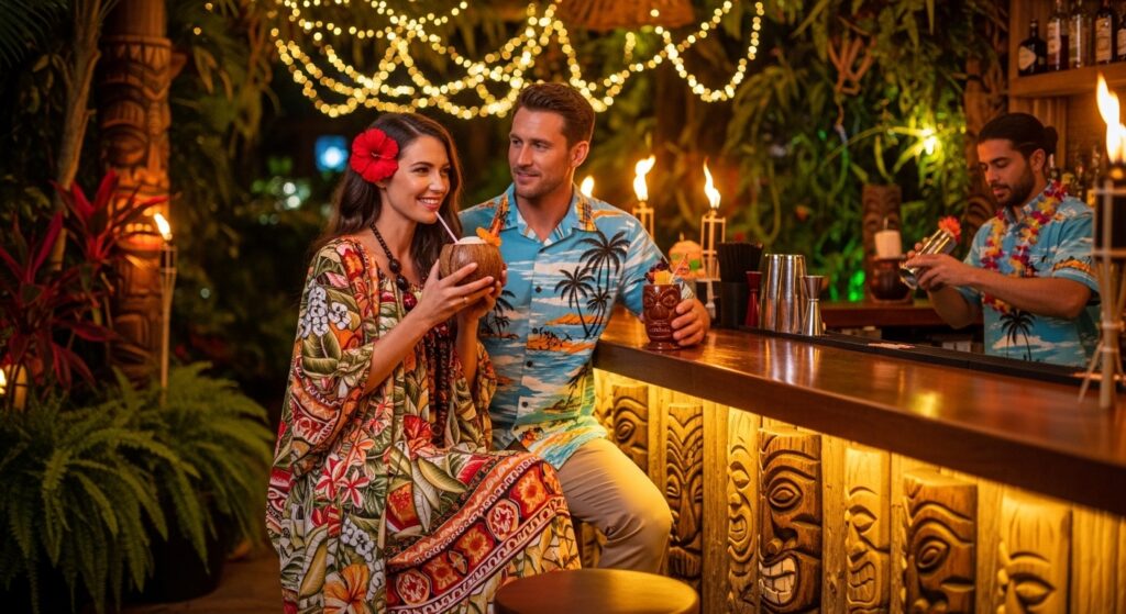 Tiki Dress and Tiki Shirt