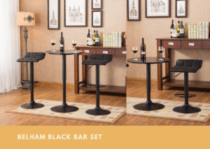 Belham Black Bar Set