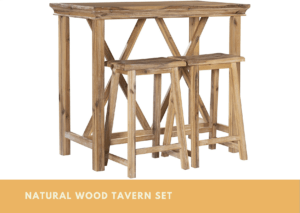 Natural Wood Tavern Set