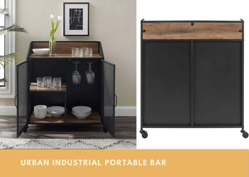 Urban Industrial Portable Bar