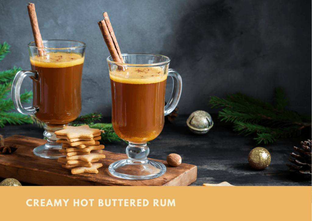 Creamy Hot Buttered Rum