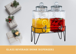 Glass Beverage Drink Dispensers