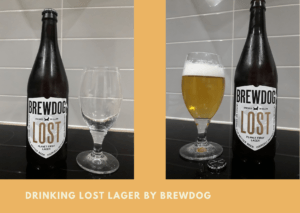 Drinking Lost Lager By Brewdog