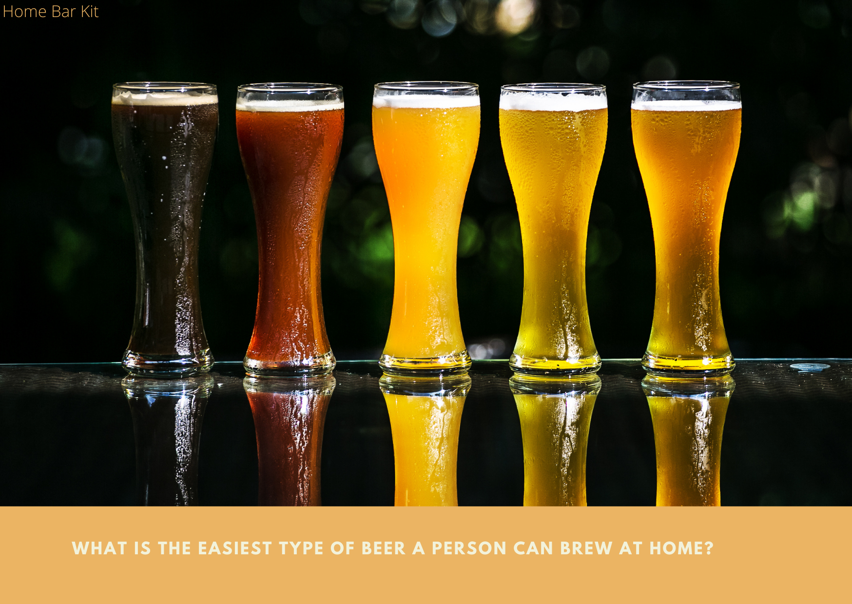 what Is The Easiest Type Of Beer A Person Can Brew At Home