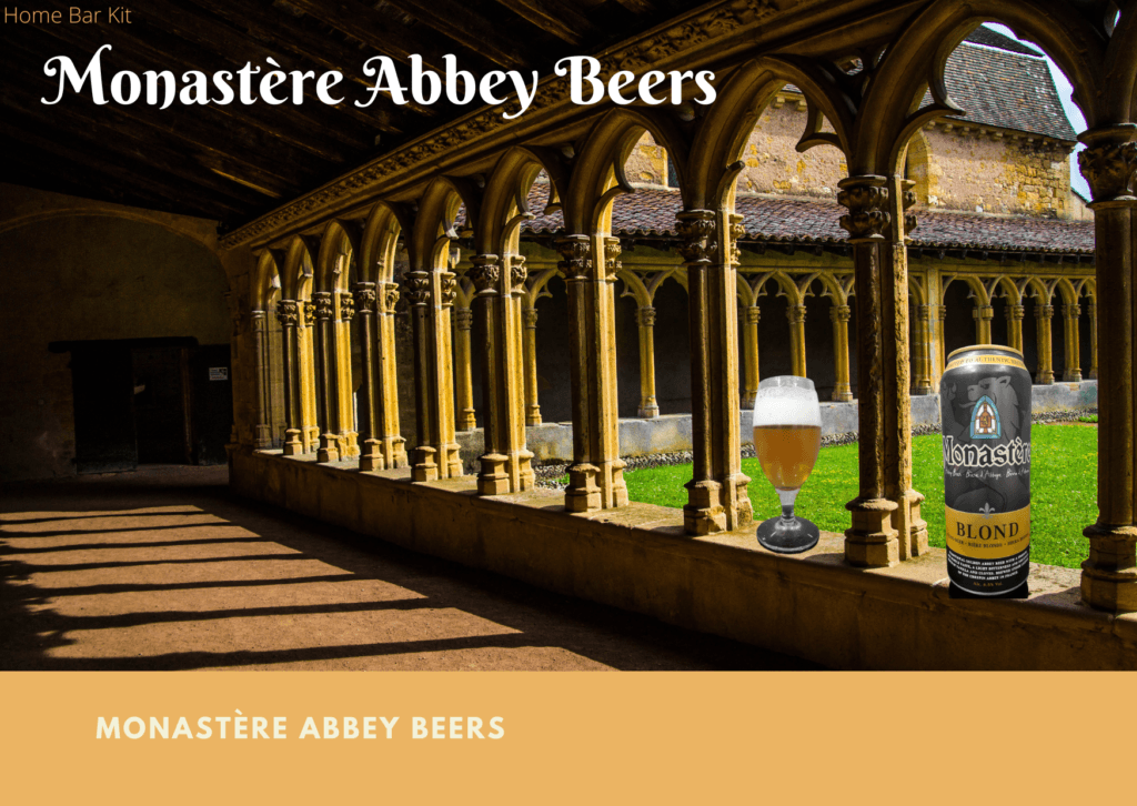 Monastère Blond Beer Is Brewed For Sharing