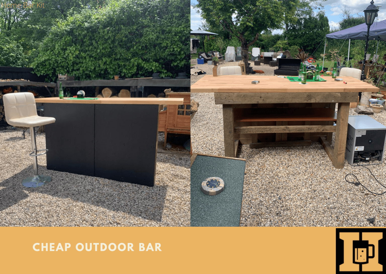 How Do I Build A Cheap Outdoor Bar? Home Bar Kit