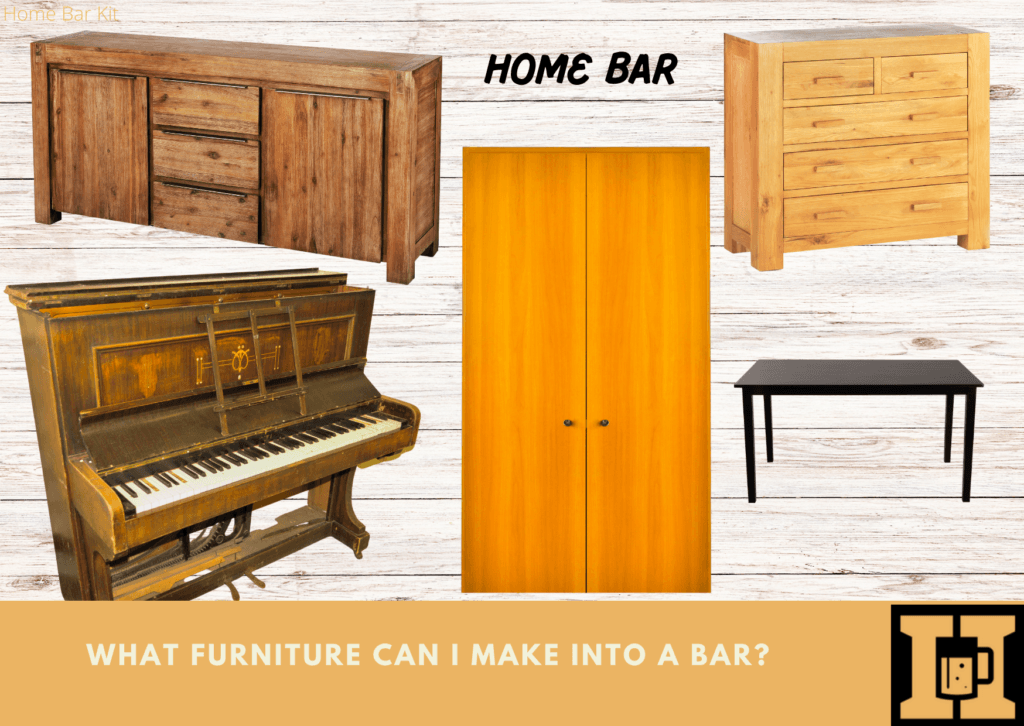 Can I Make A Bar Out Of Old Furniture