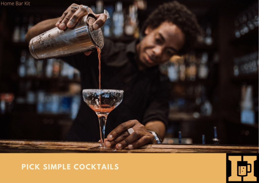 Why Create A Home Bar Cocktail Menu