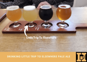 Drinking A Little Trip To Elsewhere Pale Ale From Howling Hops Brewery