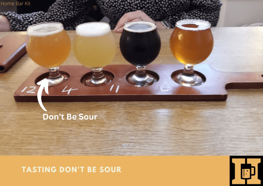 Tasting Don't Be Sour, A Strawberry And Lime Sour Beer