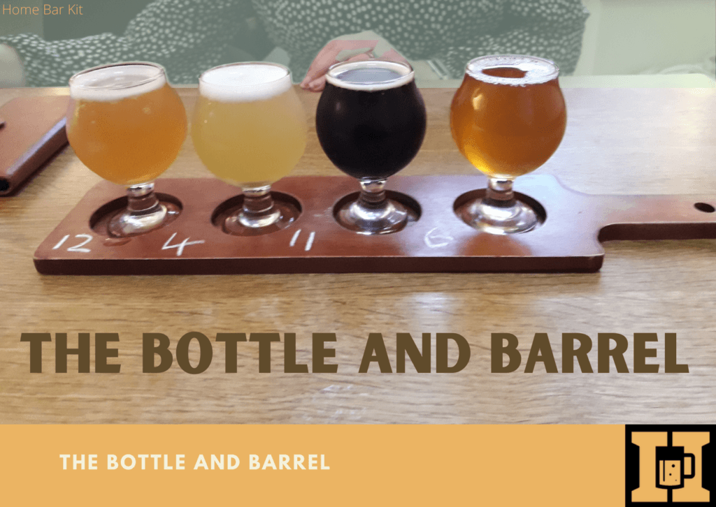 A Flight Of Beer From The Bottle And Barrel Craft Beer Pub