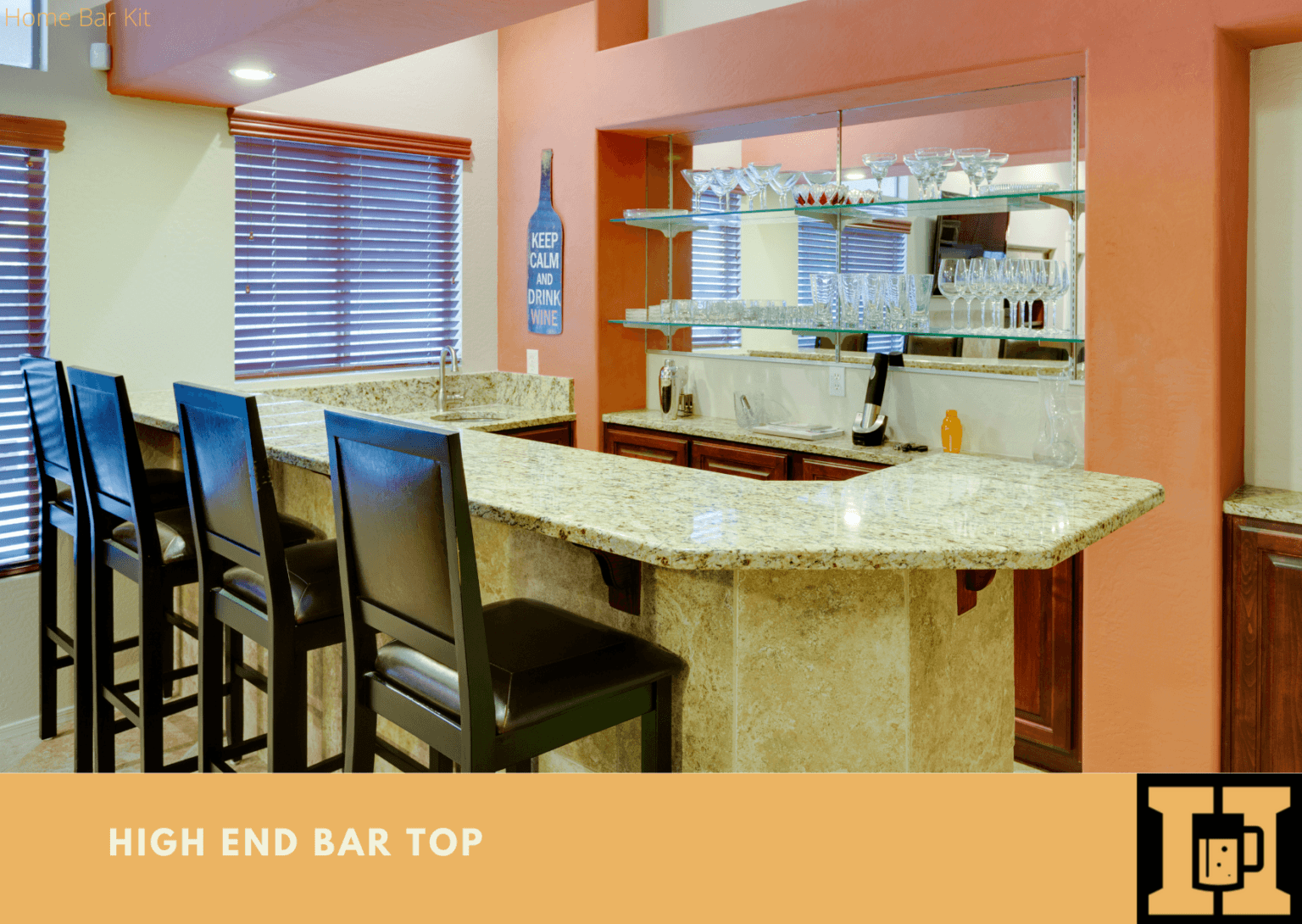 What Is The Best Type Of Bar Top? Home Bar Kit