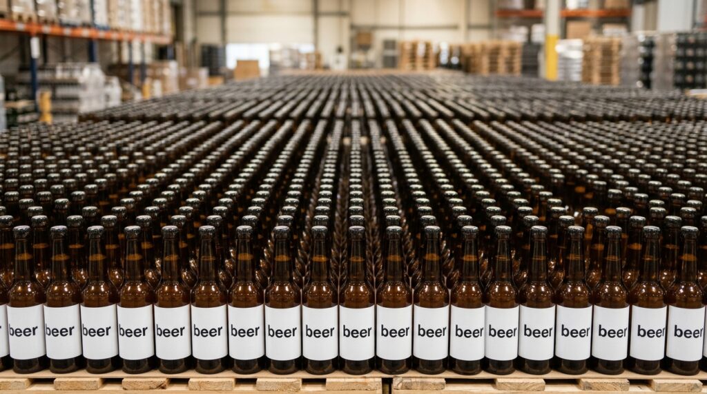 Brown Beer Bottles