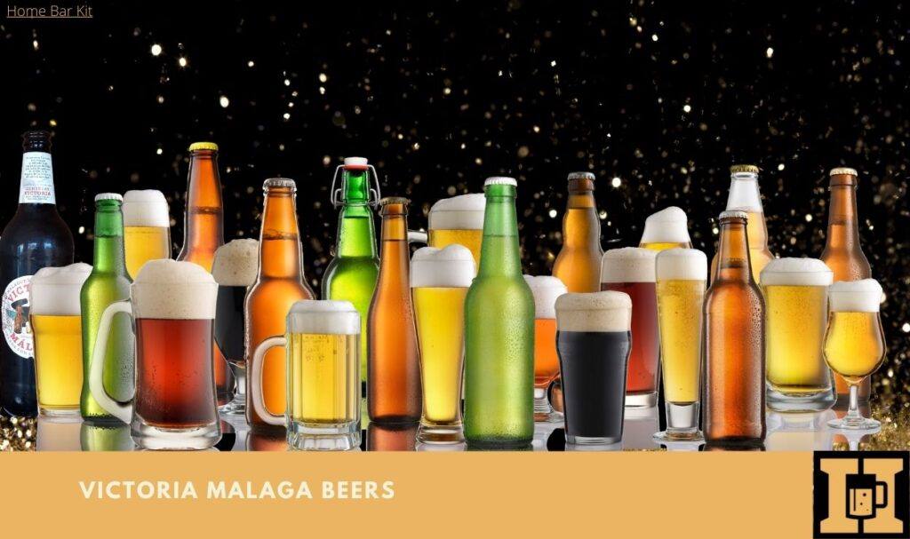 Drinking Victoria Malaga Beer