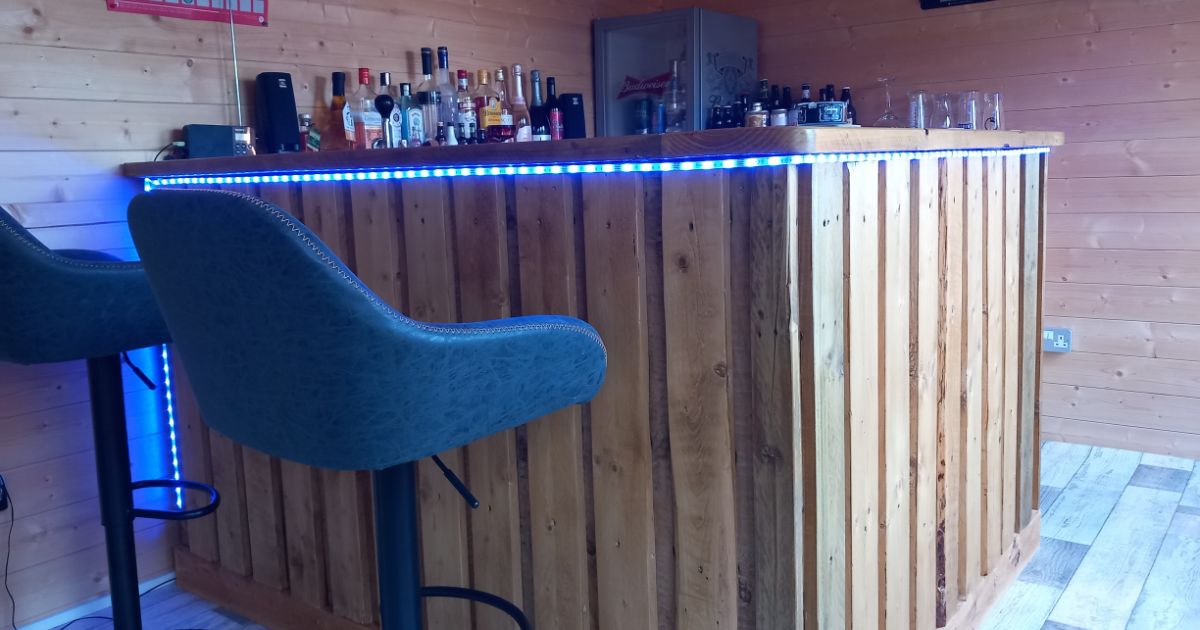 Enhance A Home Bar With LED Strip Lights