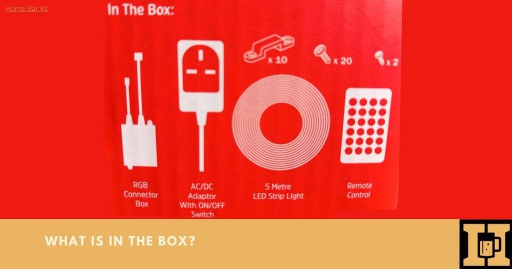 The Contents Of A LED Strip Light Kit