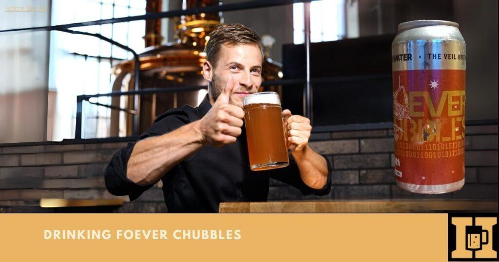 Trying Forever Chubbles DIPA Beer