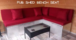 Pub Shed Bench Seat