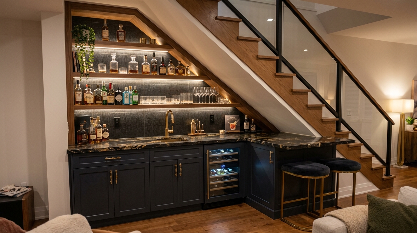 Home Bars For Tight Spots